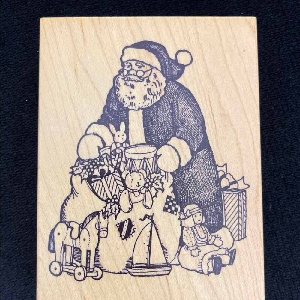 Rubber Stamp (Large Santa’s Toy Sack) - Picture 1 of 3